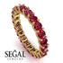 Ruby Eternity Ring - Jayla No. 10